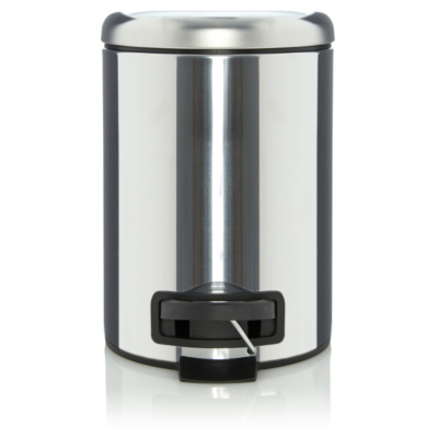 George Home Chrome Bin | View All Bathroom | ASDA direct