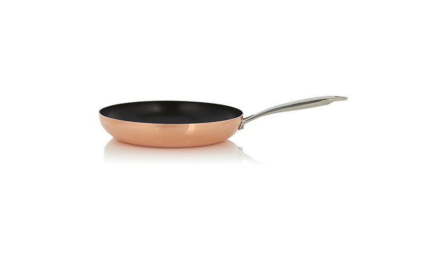 George Home Copper Triply Frying Pan 28cm | Pots & Pans | George at ASDA