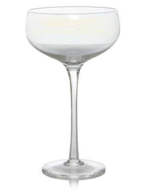 Home Handmade Champagne Coupe 2 Pack Glassware at ASDA