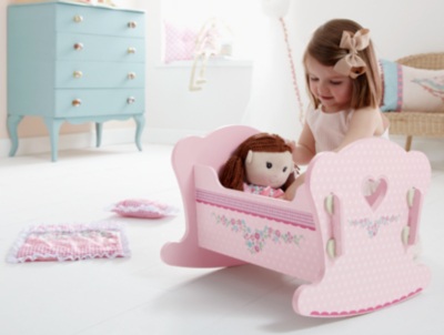 asda wooden dolls house bundle