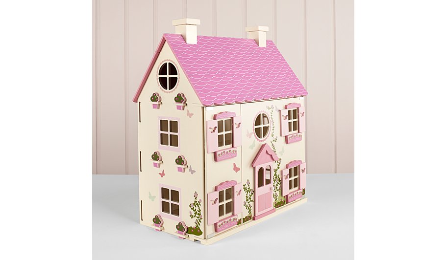 George Home Wooden Dolls House | Wooden Toys | George at ASDA