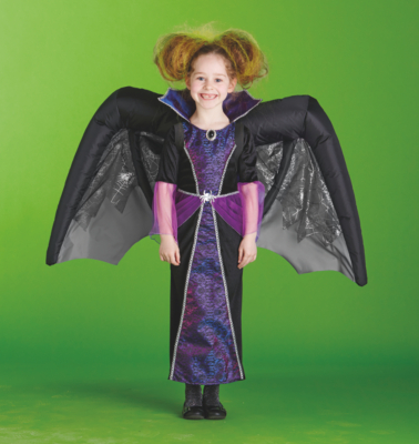 Asda Kids Grey Bat Wings Fancy Dress at ASDA