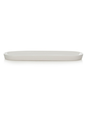 Home White Ceramic Tray Bathroom Accessories at ASDA