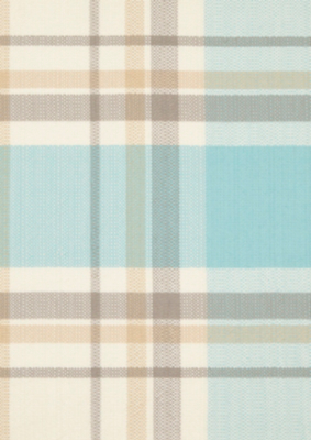 Home Duck Egg Blue Woven Check Curtains Home & Garden