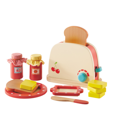 Home Wooden Toaster Breakfast Set Kids at ASDA