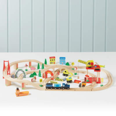 asda wooden train