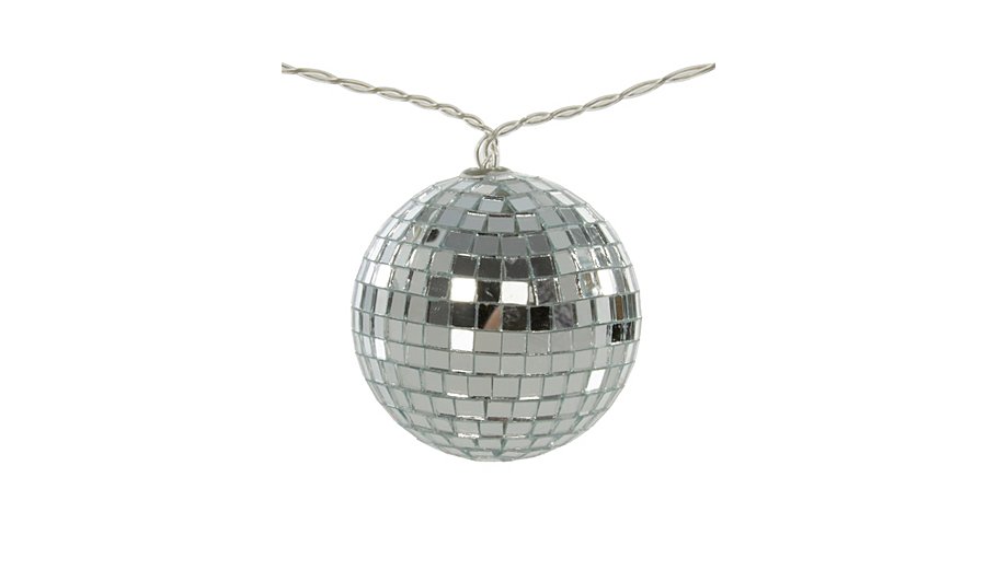 George Home Disco Ball String Lights Lighting George at ASDA