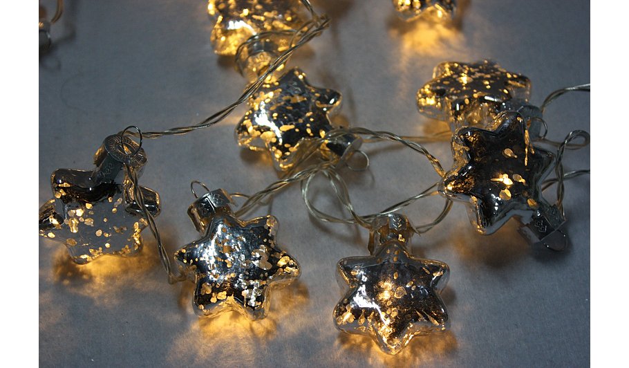 George Home Mercury Star String Lights Home & Garden George at ASDA