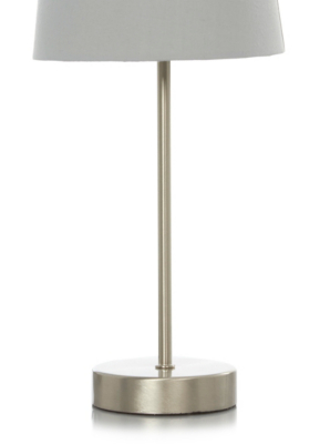 Home Touch Lamp Grey Lighting at ASDA
