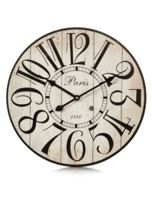 Home Vintage Large Number Wall Clock Home Accessories