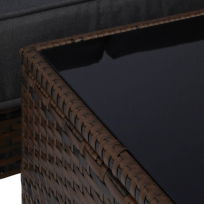 Jakarta 4 Piece Conversation Sofa Set Conservatory Furniture