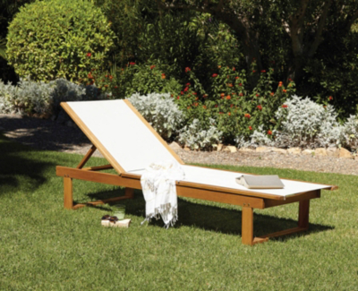 Sedona Classic Multi Position Lounger Garden Furniture at ASDA