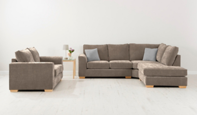 Home Edmund Sofa Bed in Plush Velour Home & Garden ASDA Direct