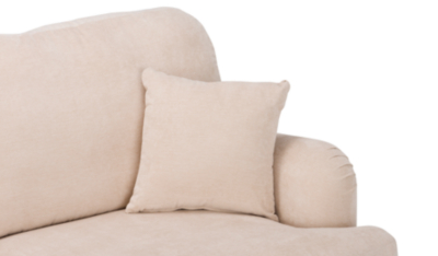 Home Natalie Large Sofa in Soft Linear Home & Garden