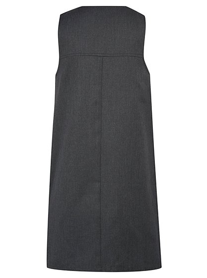 Girls School Empire Line Pleat Pinafore â Grey | School | George at ASDA