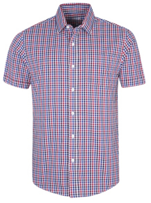 purple leather shirt