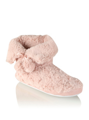 asda slipper boots womens