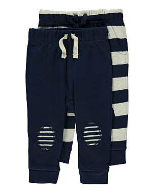 2 Pack Jogging Bottoms | Baby | George at ASDA