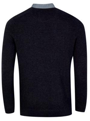 asda mens black jumper