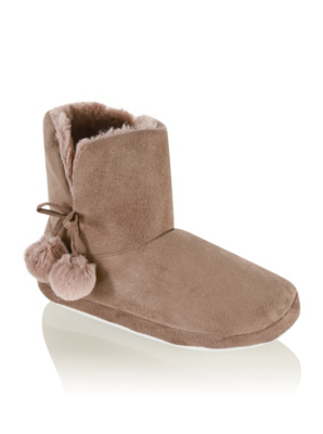 asda slipper boots womens