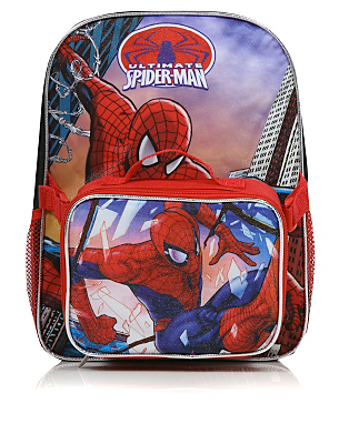 奇蹟蜘蛛俠背包和午餐盒