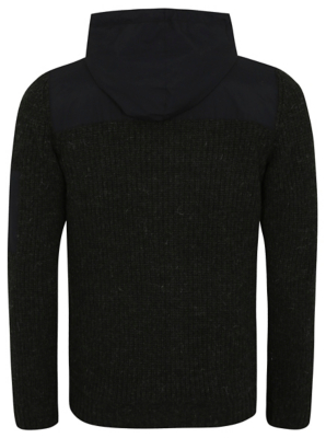 asda black zip up hoodie