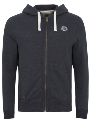 asda black zip up hoodie