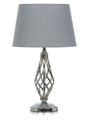 Home Metal Twist Table Lamp Home & Garden at ASDA