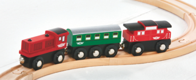 Home Wooden Motorised Train Set Kids at ASDA