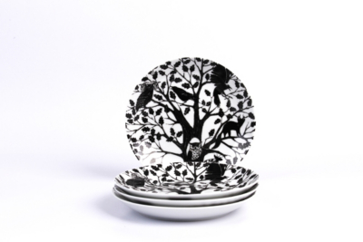 Home Enchanted Forest Side Plates Set of 4 Dining