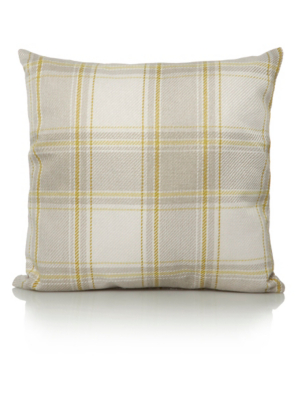 Green Check Cushion 43x43cm Home & Garden at ASDA