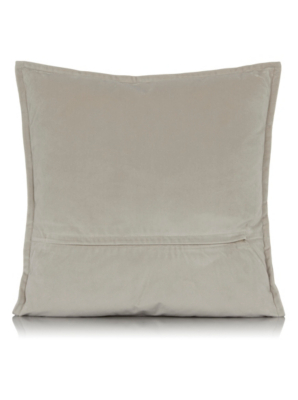Natural Velvet Cushion 40x40cm Home & Garden at ASDA