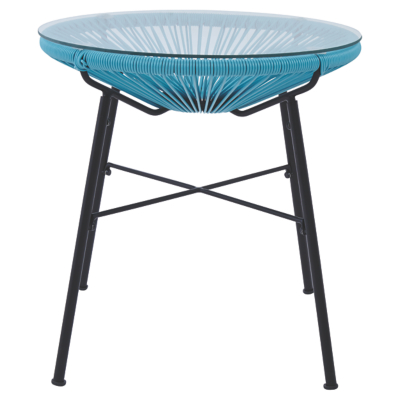 Camden 3 Piece Bistro Set Green and Blue Home & Garden at ASDA