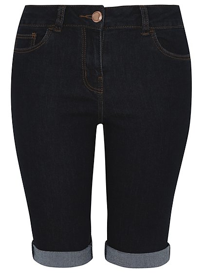 Knee Length Denim Shorts | Women | George at ASDA