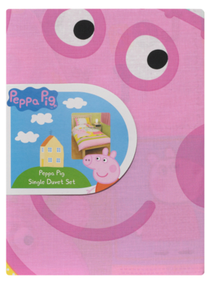 Peppa Pig Single Duvet Cover Set PEP-CUP-DS1