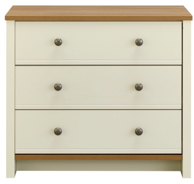 Home Payton Wide Chest of Drawers Cream Home & Garden