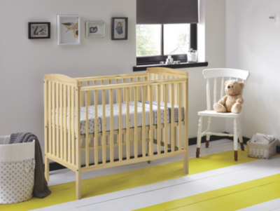 Kinder Valley Kai Cot Natural Nursery Furniture at ASDA