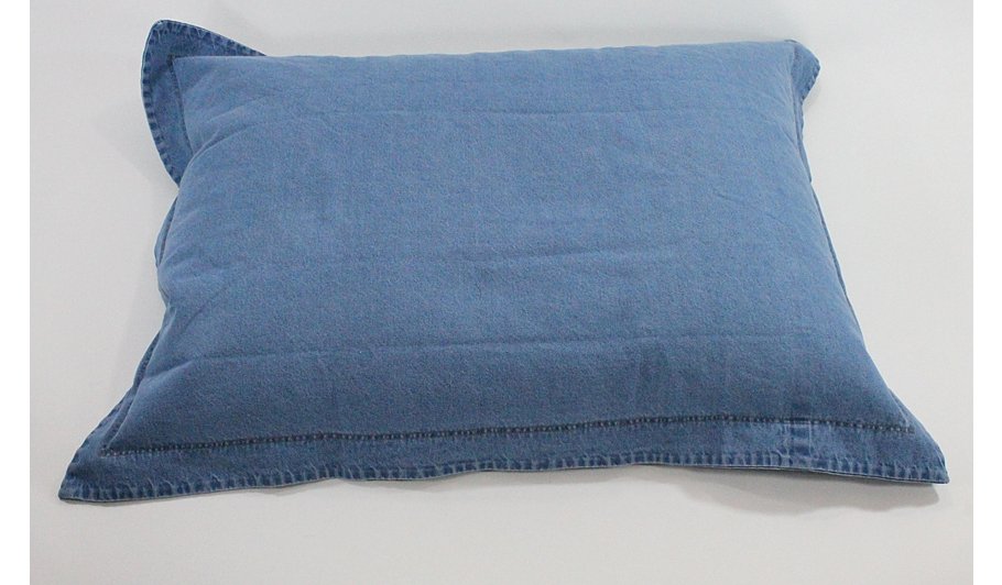 XL Floor Cushion - Light Denim Furniture George at ASDA