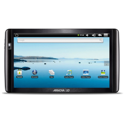 Arnova 10 Tablet - 10.1ins Screen 16:9 - Flash Memory - Black - Android 2.1
