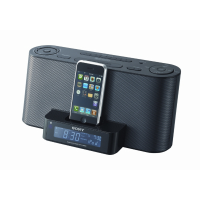 Sony ICF-C1IPMK2B Speaker iPod Dock / Clock