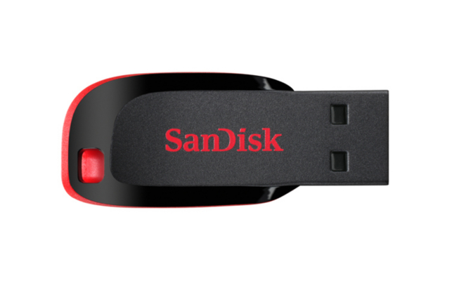 SanDisk Blade CZ50 16GB USB Flash Drive - Black,