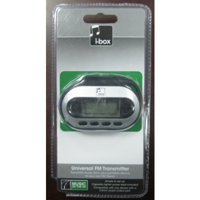 iBox Universal FM Transmitter, Black 76969HS/02