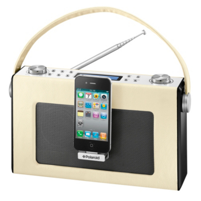 Polaroid Retro Digital Radio with iPhone and iPod Dock