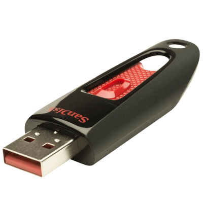 SanDisk Ultra 8GB USB Flash Drive - Black, Black