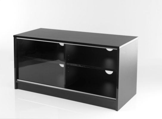 Troy Mirage TV Stand - Up to 42ins - Black, Black