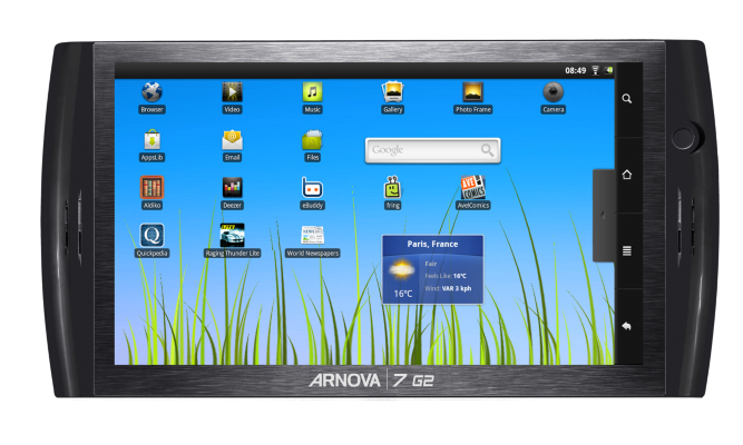 Arnova 7 G2 Tablet - 7ins - 4GB Flash Memory