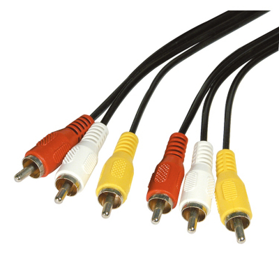 1m 3 Phono to 3 Phono Lead