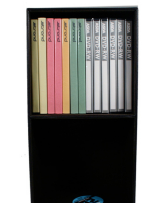 Strand Faux Leather DVD Tower