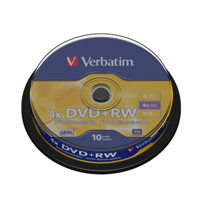 VERBATIM DVD RW x 1 Spindle Pack