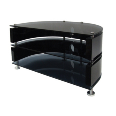 Curved TV Stand For Screens Up To 37 inch,